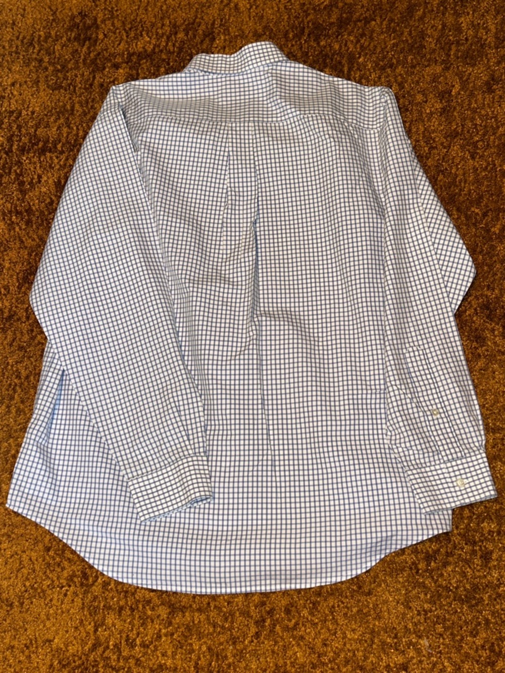 Vineyard Vines White and Blue Check Button-Down Shirt - Picture 7 of 7